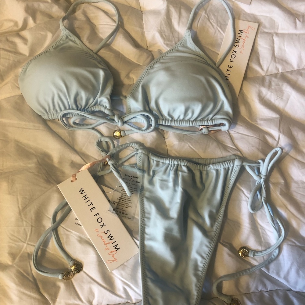 White Fox Sarah’s Day Bikini Set NWT